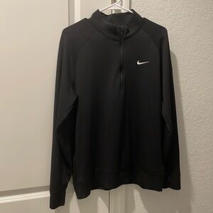 Brand New - Nike Dri-Fit Quarter Zip Long Sleeve - Medium - Black